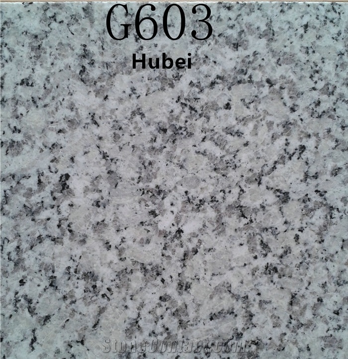 Light Grey 603 Granite Tiles, Hubei G603 Granite