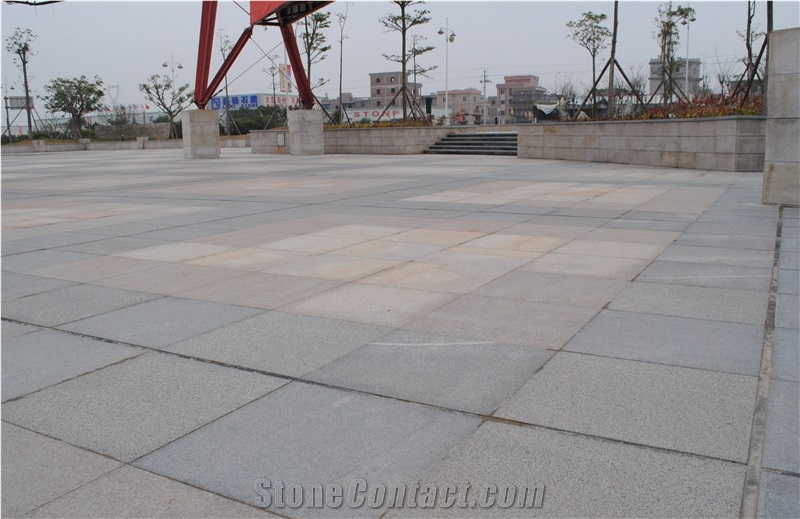 Light Grey 603 Granite Tiles, Hubei G603 Granite