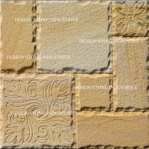 Teak Wood Sandstone Exterior Wall Panel