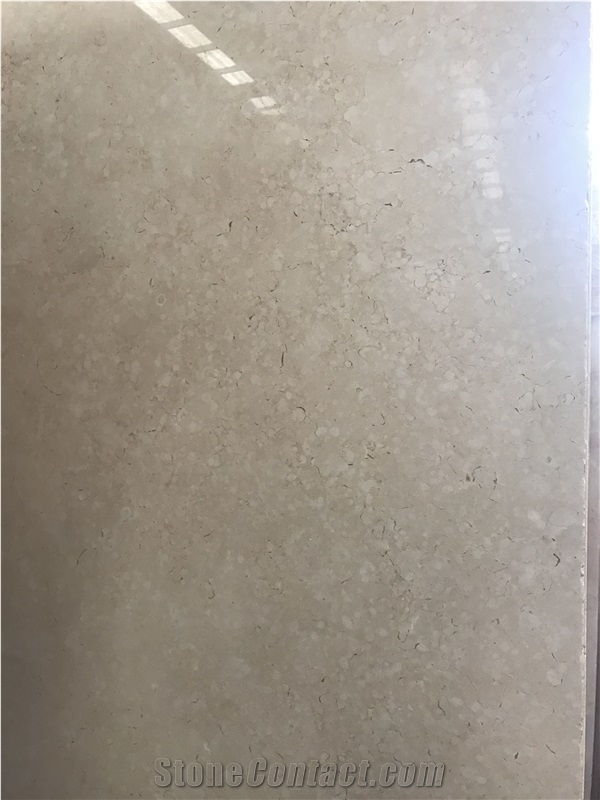 New Crema Marfil Beige Marble Slab