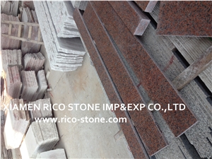 G562 Granite Slab & Tile, China Maple Red Polished