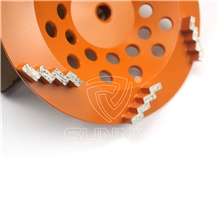Zigzag Segment Diamond Grinding Cup Wheel