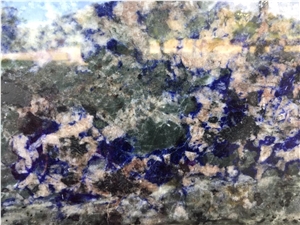 Blue Snake Brazil Granite Block
