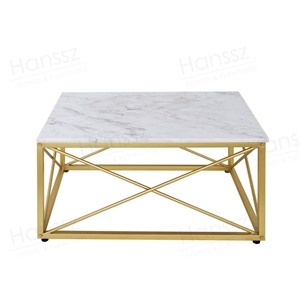 Rectangle Volakas White Marble Coffee Table Top