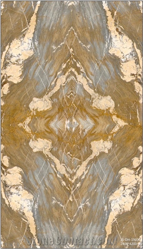 Exotic Stone Sienna Gold Marble Slab