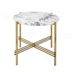 Modern Design Calacatta White Marble Coffee Table