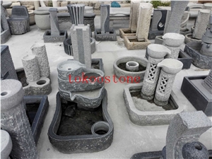 Natural Granite Stone Hand Carved Fountain