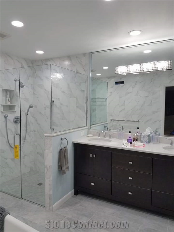 Bath Design, Marble Wall Tilling, Floor Tilling