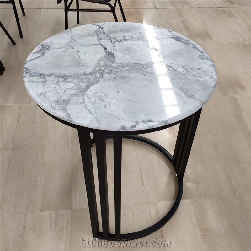 Calacatta Gold Marble Rectangle Table