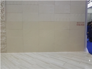 Fatima Cream Limestone 3d Wall Panel Interior