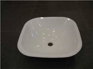 Crystallized Marmo Nano Glass Stone Bathroom Sinks