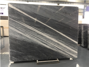 Cartier Grey Marble Slab Black Marble Tile