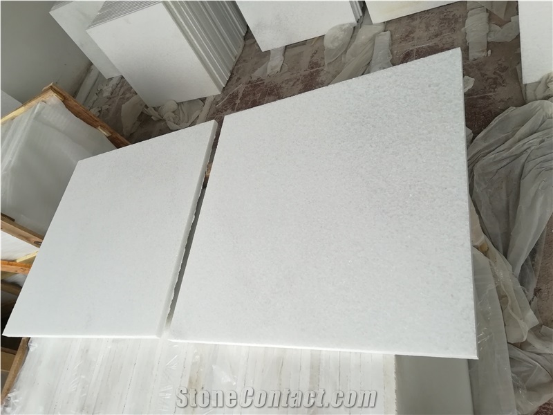 Crystal White Marble Slab White Marble Tile