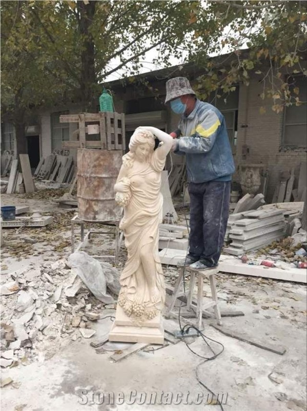 Gardan Statue Human Sculptures Carved Statue