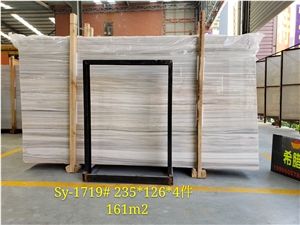 Greece White Wooden Marble Good Quality