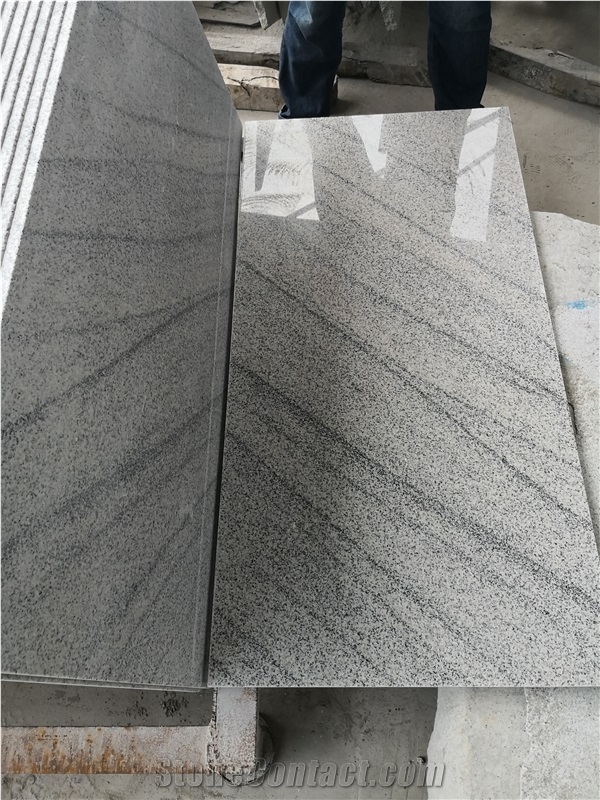 Grey Wooden Vein Granite Slab Grey Granite Slab