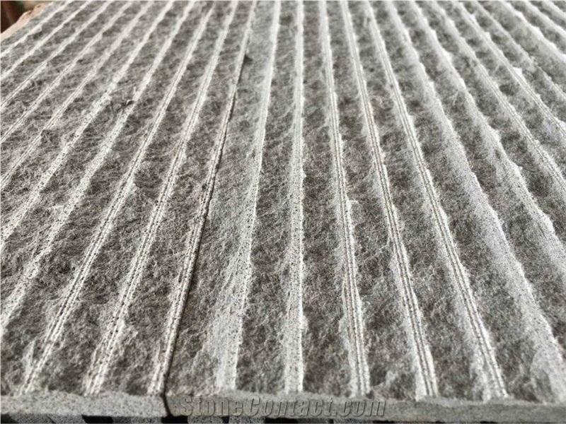 Hainan Grey Basalt Tile for Wall Design