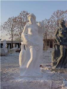 White Marble Statue Garden Sculptures
