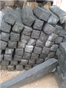 Zp Black Basalt Black Granite Pavers Black Cobble
