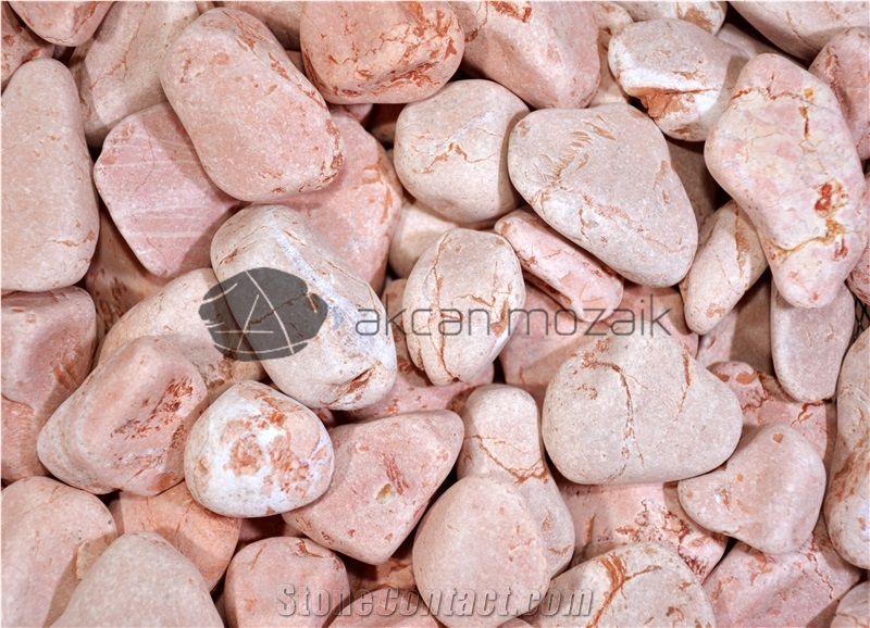 Red Marble Tumbled Pebble Stone