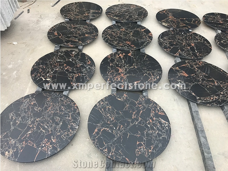 Portopo Marble Table Top Round Coffee Table Tops