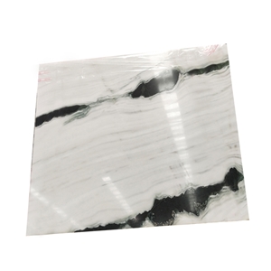 Black Veins Panda White Marble for Floor Tiles