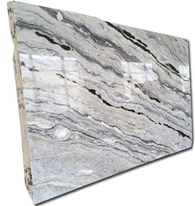 Blue Danube Marble Slab for Wall Application