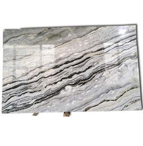 Top Quality 2 cm China Blue Danube Marble Slab