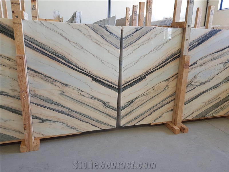 Prince Luxury Marble, Statuario Rosso, Bookmatch
