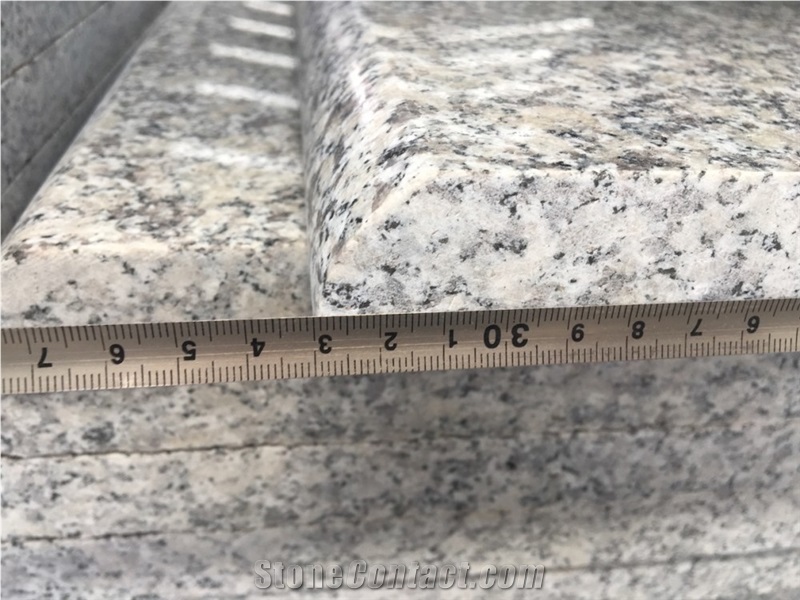 Cheap Grey G602 Granite Step with Half Bullnosed