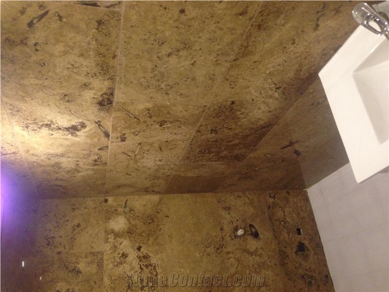 Brown Travertine for Home Docor