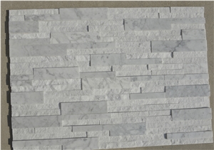 Carrara White Marble Culture Stone Wall Panel