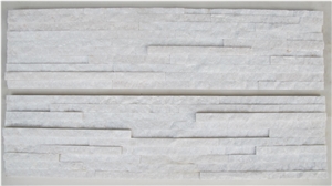 Es202 White Quartzite Culture Wall Stone Panel