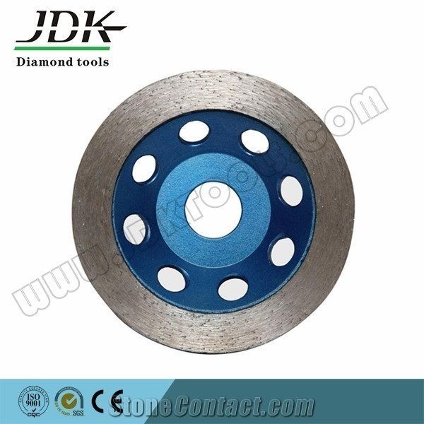 Jdk Continous Diamond Cup Wheel for Stone Grinding