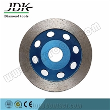 Jdk Continous Diamond Cup Wheel for Stone Grinding