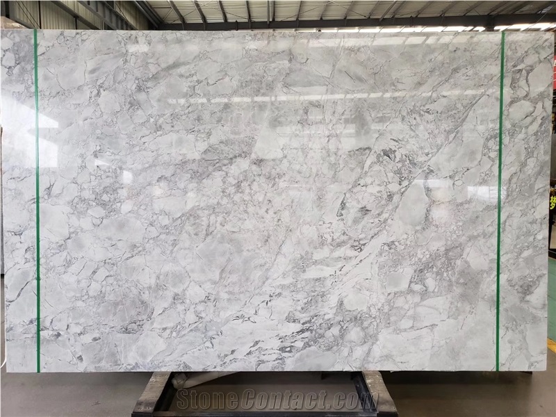 Super White Calacatta Arabescato Grey Marble Slabs from China ...