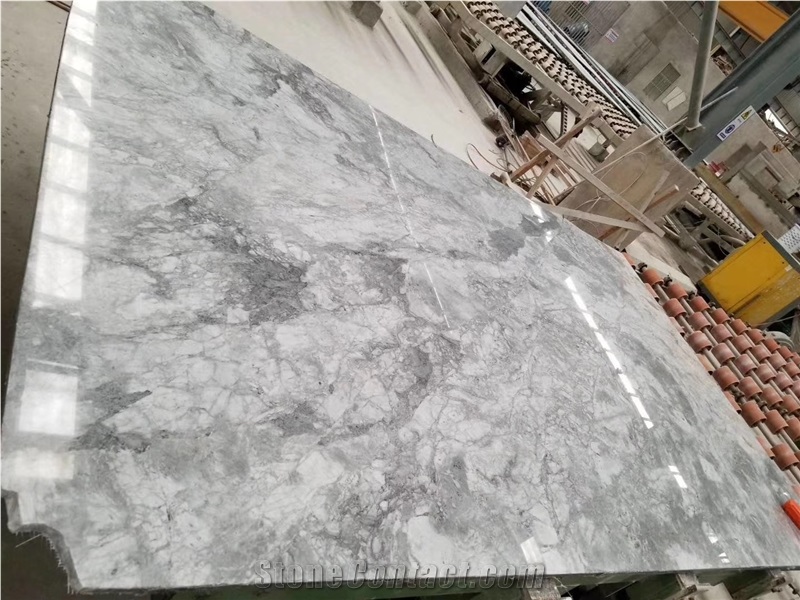Super White Calacatta Arabescato Grey Marble Slabs from China ...