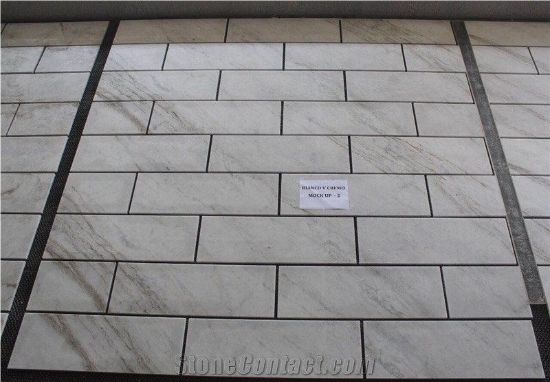 Bianco Esterno Marble Polished Tiles for Wall