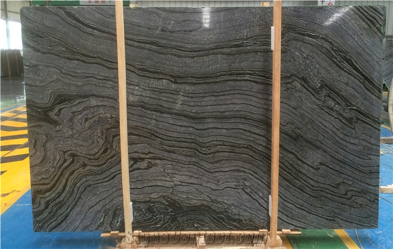 Kenya Black Marble Slabs for Indoor Decorate