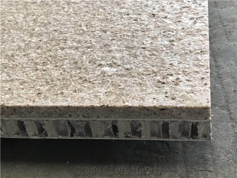 G682 Rust Stone Laminated Aluminum Honeycomb for Wall