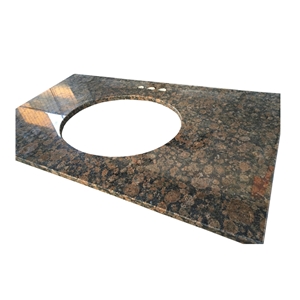 Baltic Brown Granite Countertops for Bathroom
