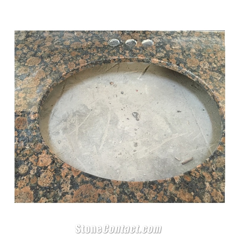Baltic Brown Granite Stone Bathroom Vanity