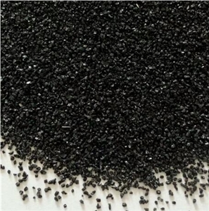 Natural Stone Shinny Black Gravels and Sand