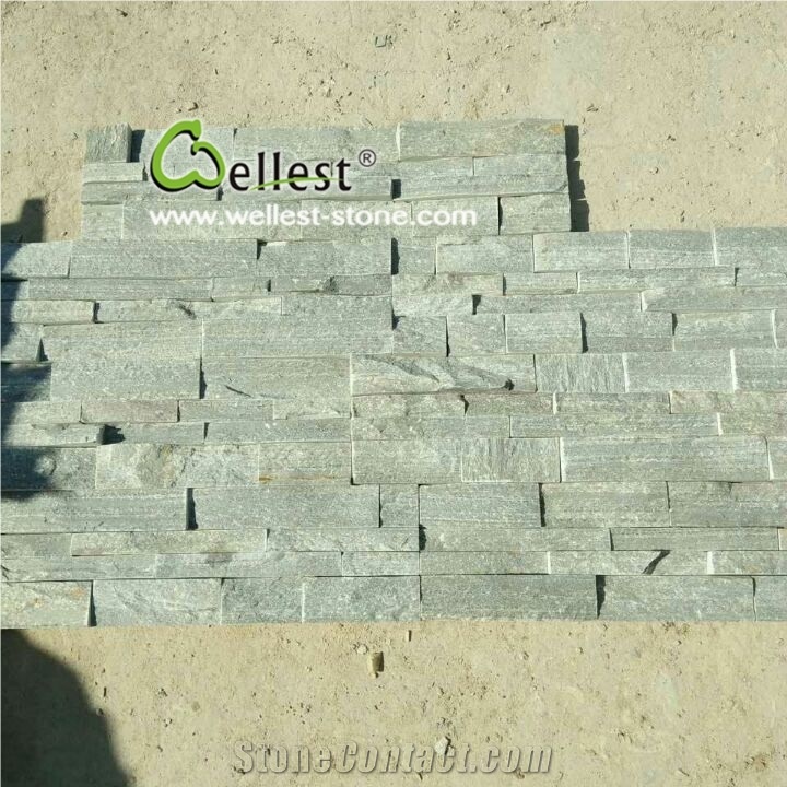 Beige Grey Granite Cultured Stone for Wall Decor