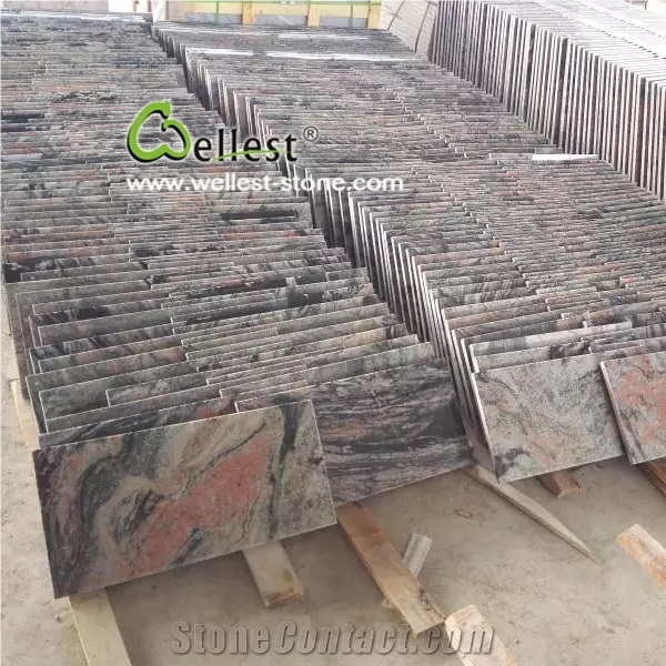 China G262 Colorful Red Granite Tiles