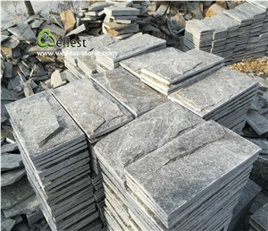 China Natural Green Quartzite Mushroom Stone