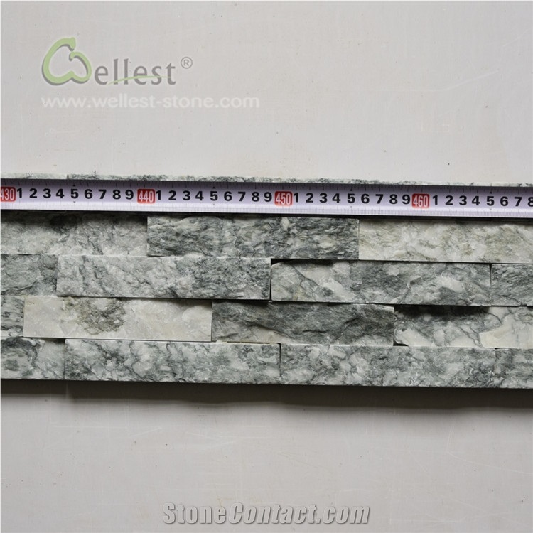 Hot Green Marble Cultured Stone for Wall Decor