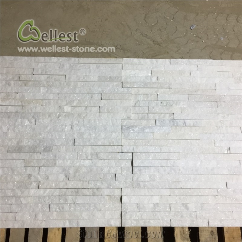 Pure White Quartzite Cultured Stone