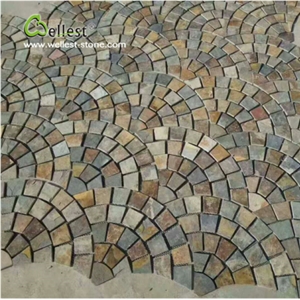 Slate Mosaic Stone for Wall/ Floor Decoration