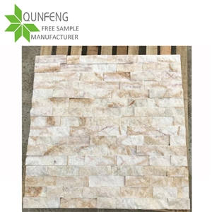 Stacked Wall Cladding Panel Marble Cultured Stone